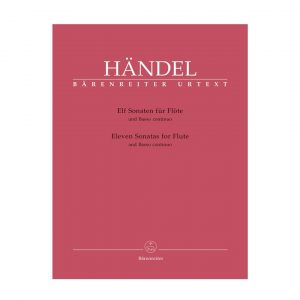Barenreiter Handel - Eleven Sonatas for Flute and Basso Continuo
