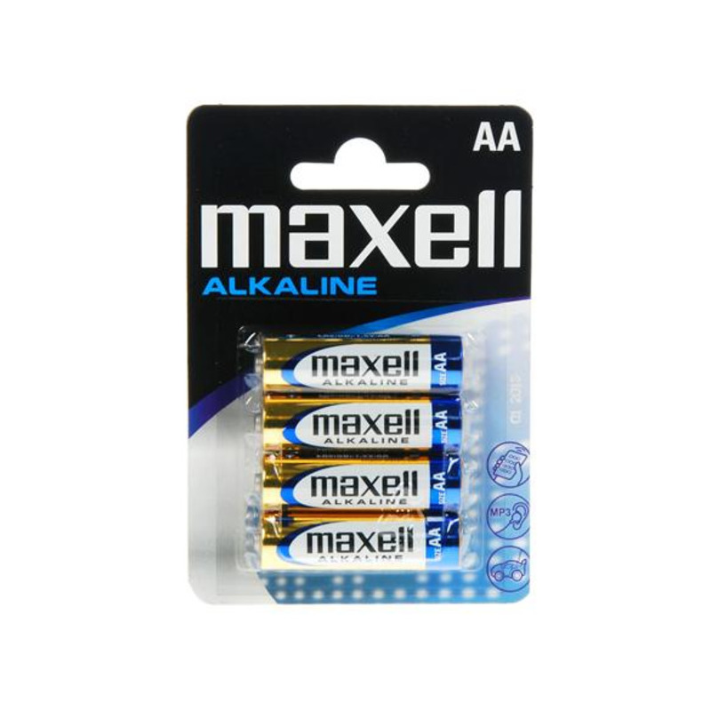 MAXELL Maxell LR06 Alkaline Μπαταρίες τύπου AA 4 τμχ
