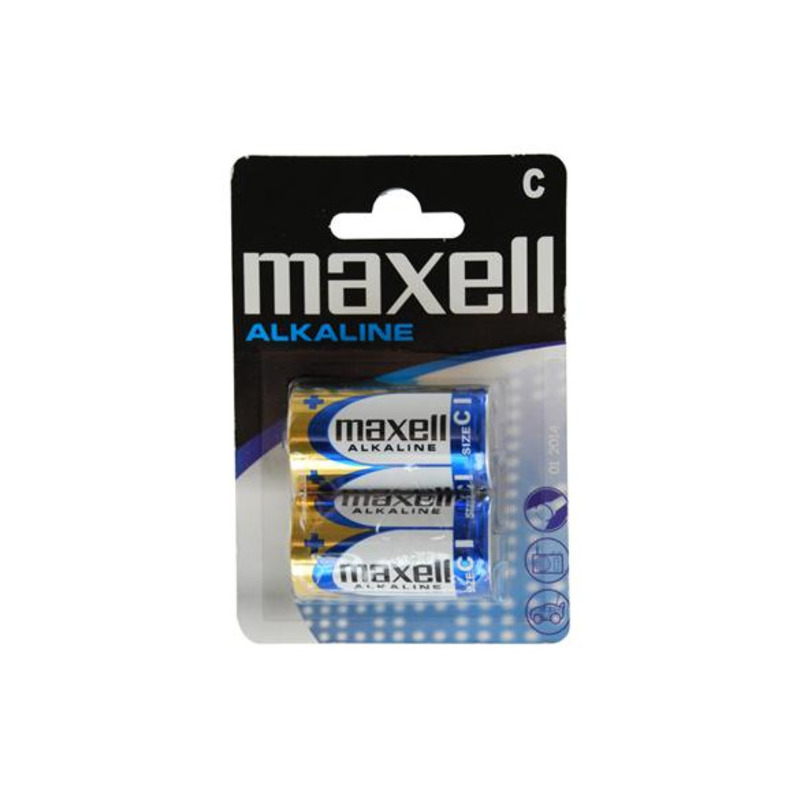 MAXELL Maxell LR14 Alkaline Μπαταρίες τύπου C 2 τμχ MAXELL Maxell LR14 Alkaline Μπαταρίες τύπου C 2 τμχ
