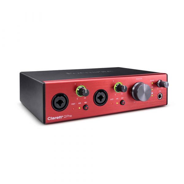 FOCUSRITE CLARETT+ 2PRE USB AUDIO MIDI INTERFACE 10-IN/4-OUT