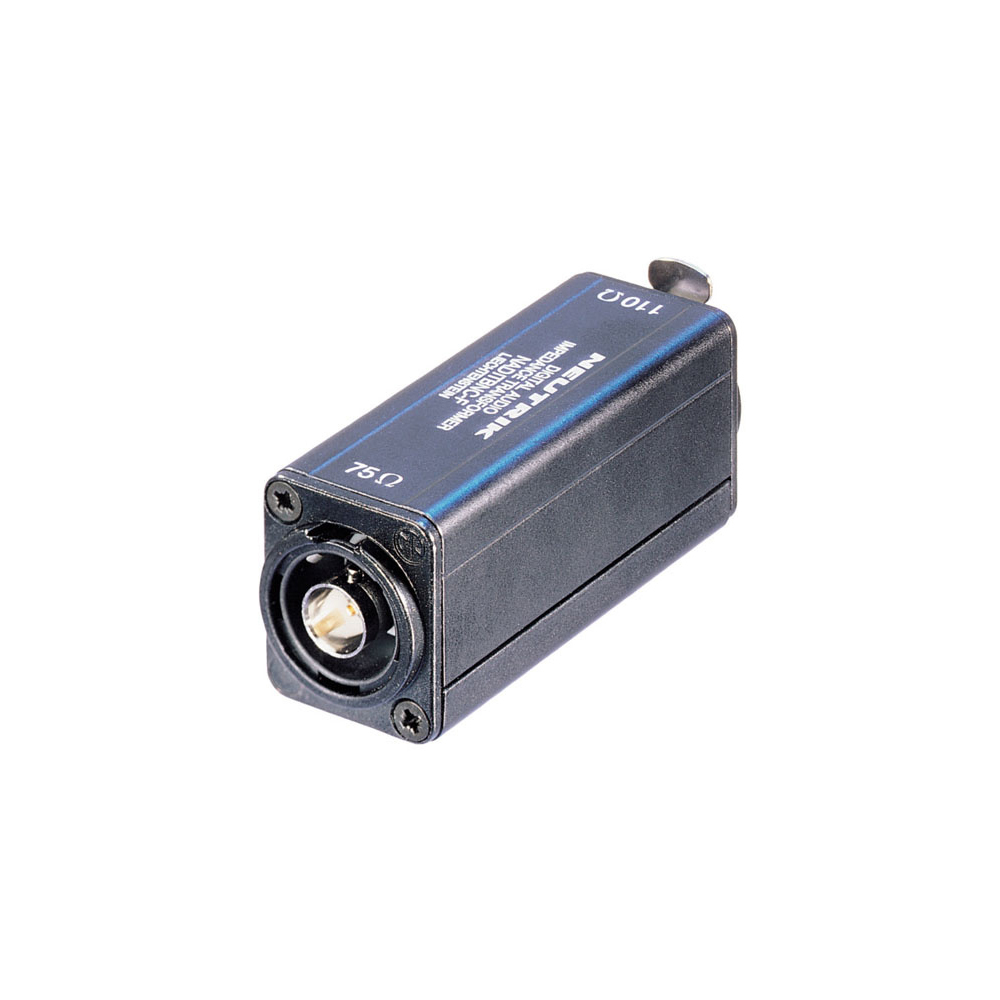 NEUTRIK NADITBNC-F FEMALE XLR CHASSIS CONNECTOR 110Ω INPUT-FEMALE BNC 75Ω OUTPUT NEUTRIK NADITBNC-F FEMALE XLR CHASSIS CONNECTOR 110Ω INPUT-FEMALE BNC 75Ω OUTPUT
