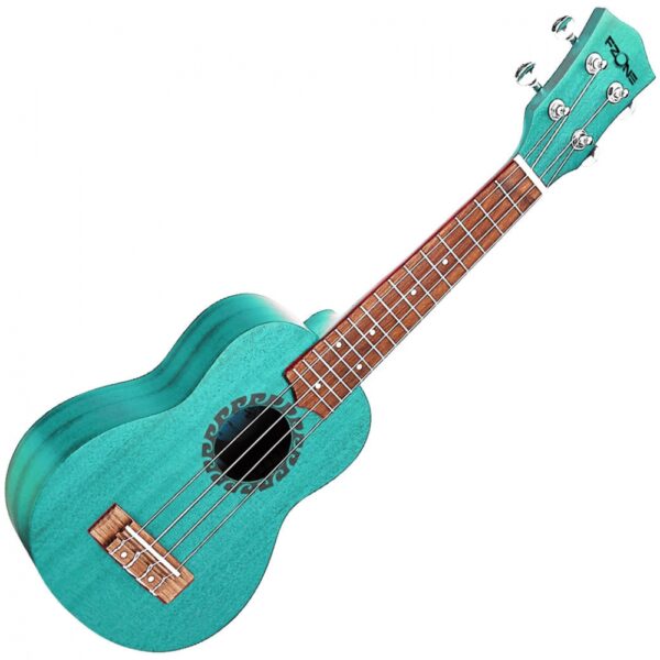FZONE FZU-110BL Soprano Ukulele - Σοπράνο Γιουκαλίλι Μπλε με θήκη