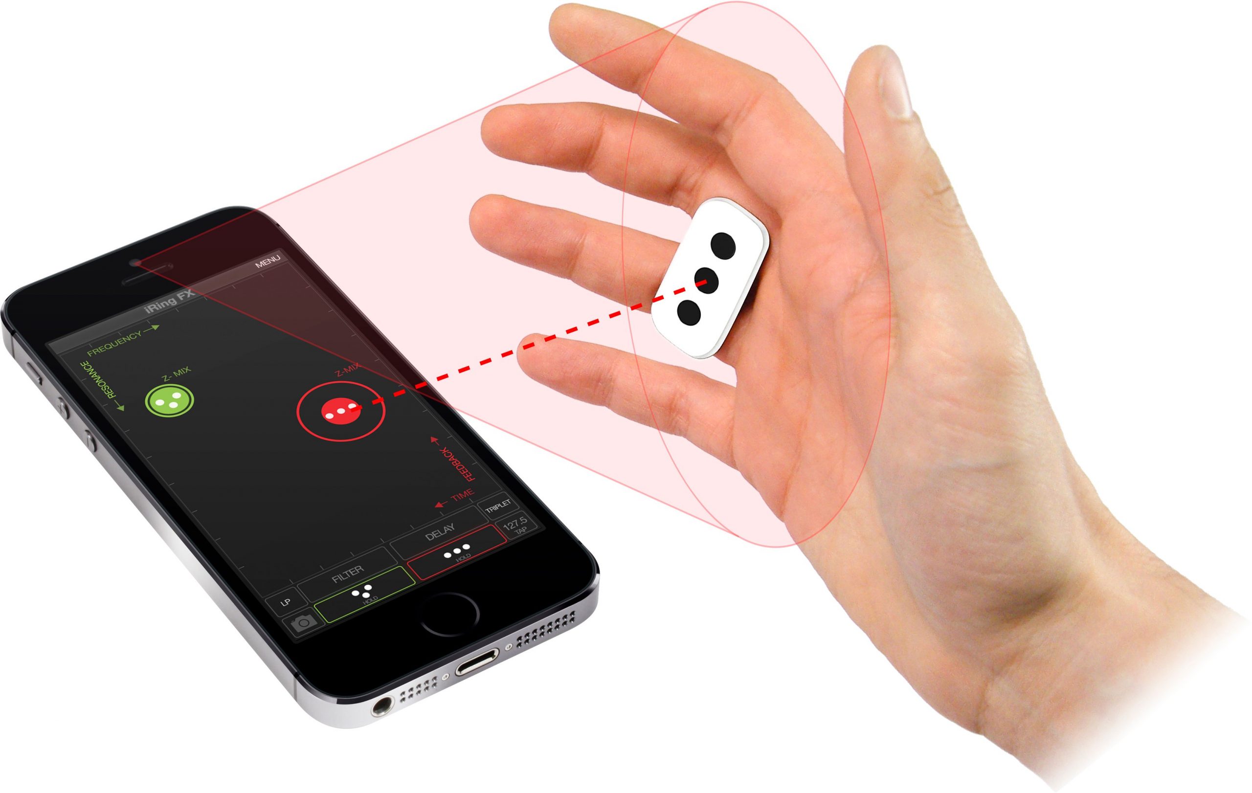 IK Multimedia iRing White iring fx hand 1 scaled