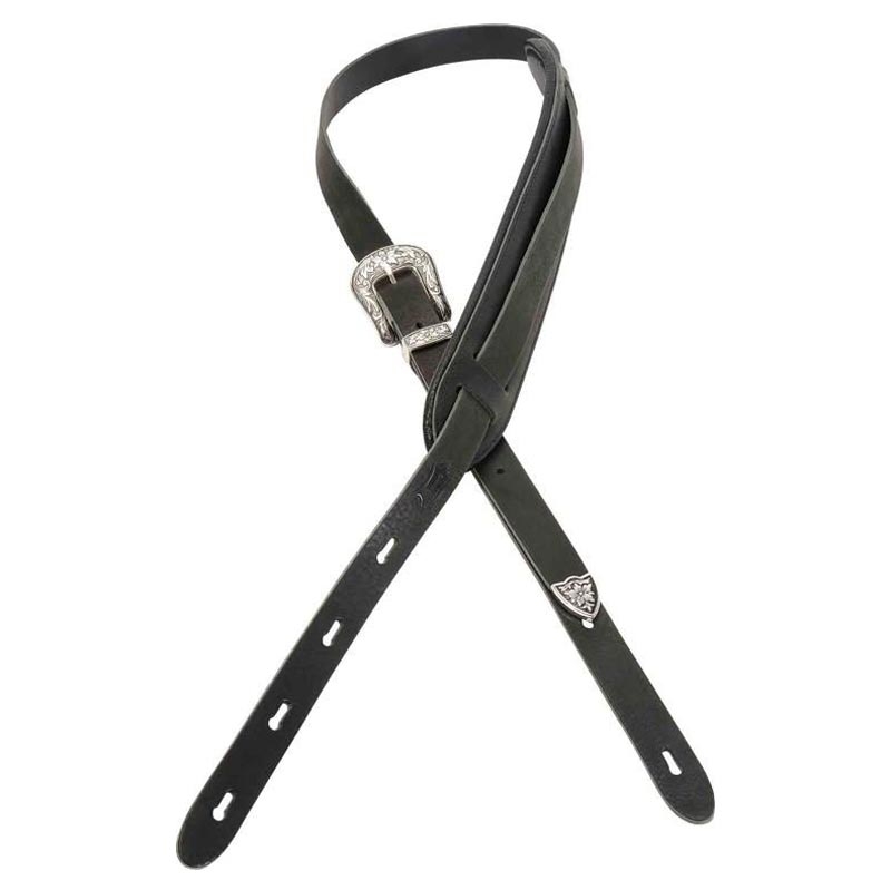 LEVY'S PM23W Veg-Tan Leather Black 1" LEVY'S PM23W Veg-Tan Leather Black 1"