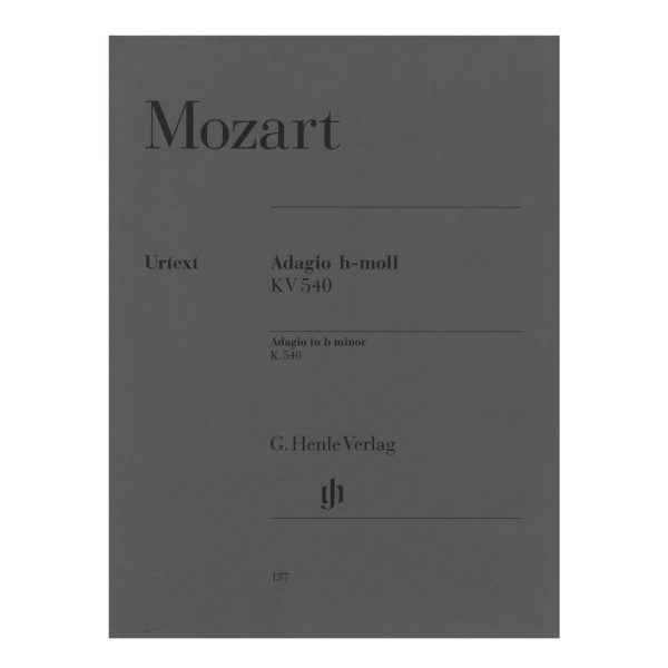 G. Henle Verlag Mozart - Adagio in B Minor