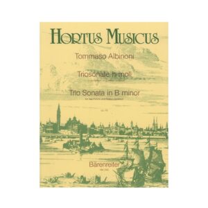 Barenreiter Albinoni - Trio Sonata for two Violins and Basso in B minor, Op. 1/8