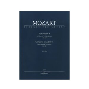 Barenreiter Mozart - Concerto Nr.23 in A major, KV 488 for Piano and Orchestra [Pocket Score]
