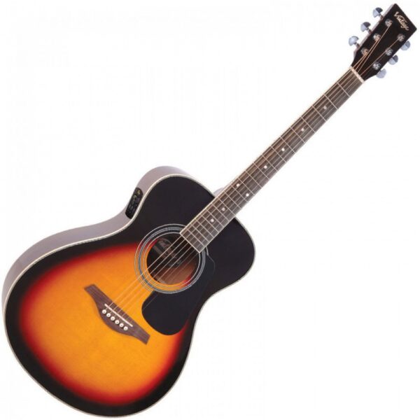 VINTAGE VE-330VSB Ηλεκτροακουστική Κιθάρα Sunburst