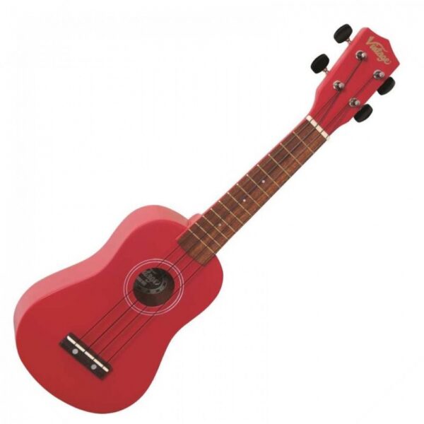 VINTAGE VUK-15RD Soprano Ukulele - Σοπράνο Γιουκαλίλι Κόκκινο