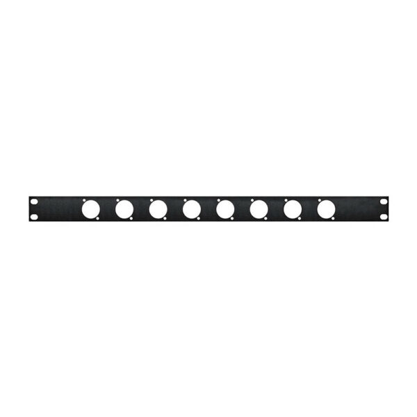 WORK BS 463 1U PANEL FOR 8 CONNECTOR D TYPE