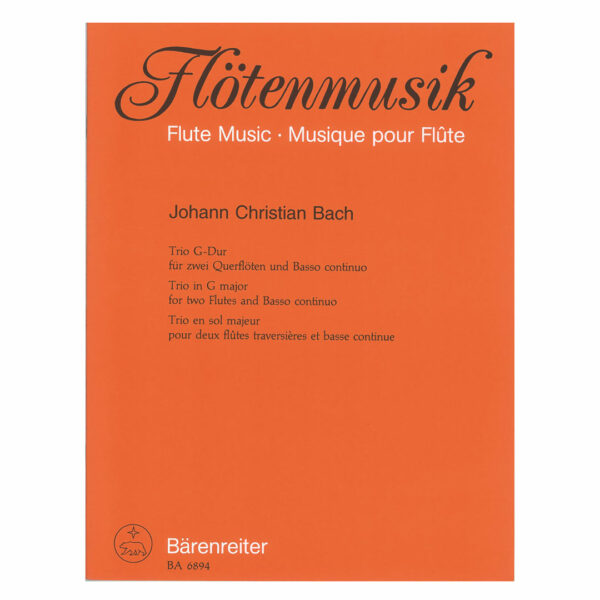 J.C.Bach - Trio In G Major for 2 Flutes - Basso
