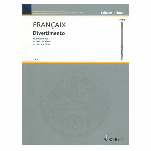 Francaix - Divertimento for Flute & Piano