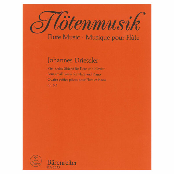 Barenreiter Driessler - Four Small Pieces for Flute and Piano op.8/2
