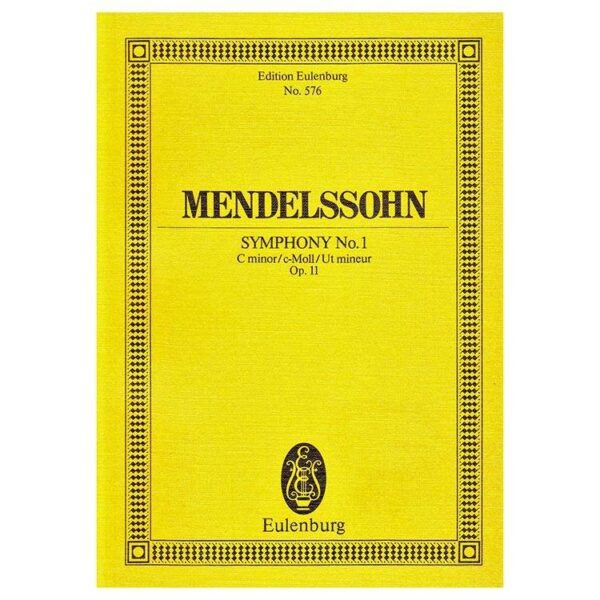 Mendelssohn - Symphony Nr.1 in C Minor Op.11 [Pocket Score]