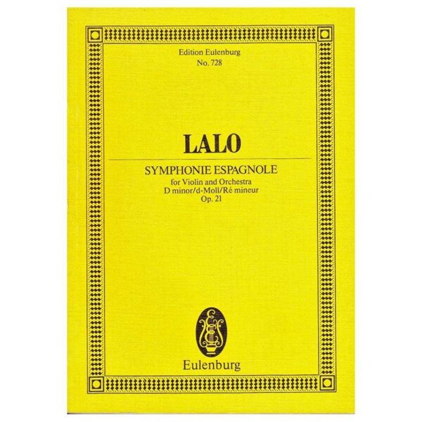 Lalo - Symphonie Espagnole Op.21 [Pocket Score]
