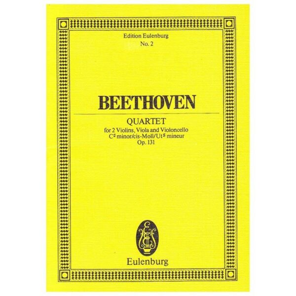 Beethoven - Quartet Op.131 [Pocket Score]