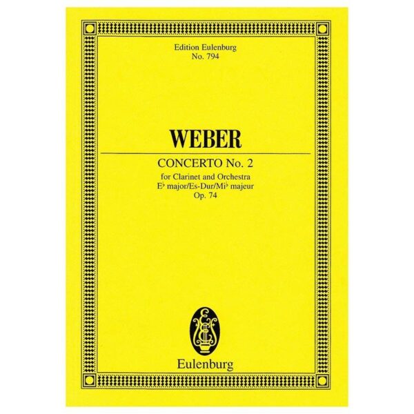 Weber - Concerto Nr.2 in Eb Major Op.74 [Pocket Score]