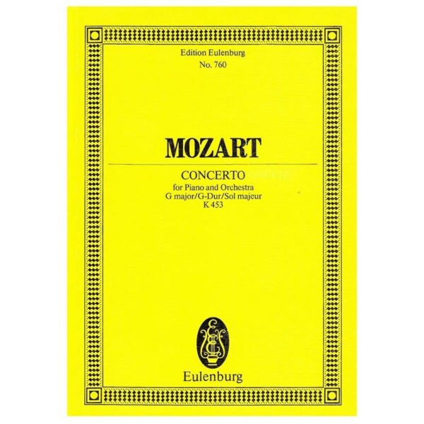 Mozart - Concerto for Piano in G Major [Pocket Score]