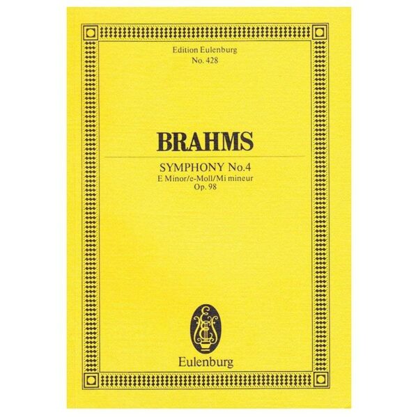 Brahms - Symphony Nr.4 in E Minor  Op.98 [Pocket Score]