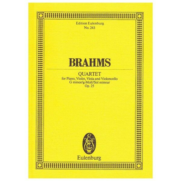 Brahms - Quartet in G Minor Op.25