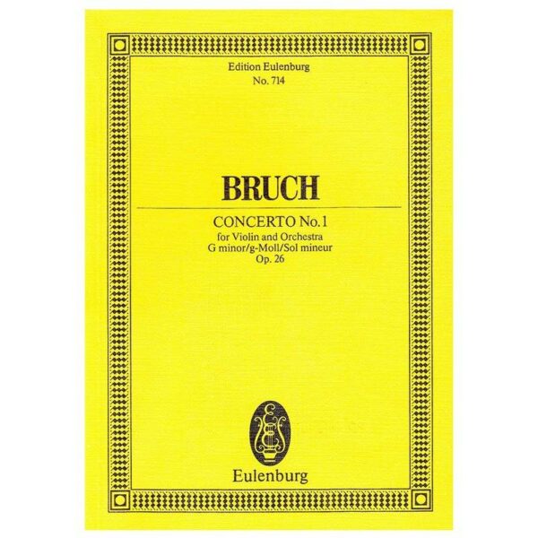 Bruck - Concerto Nr.1 G Minor Op.26 [Pocket score]