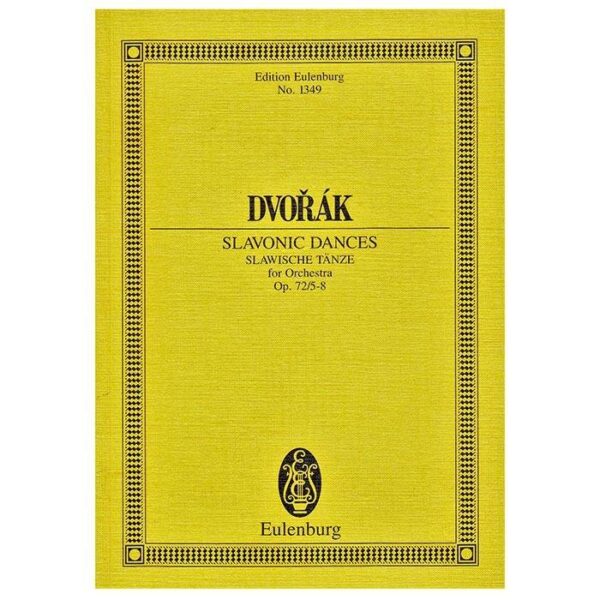 Dvorak - Slavonic Dances Op.72/5-8 [Pocket Score]