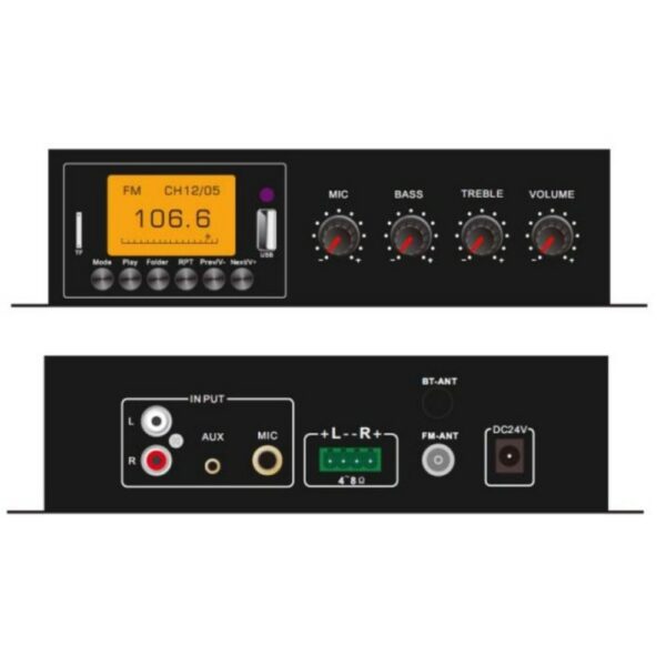 CMX AUDIO D250U Στερεοφωνικός ενισχυτής 2x50W με USB/Bluetooth/FM