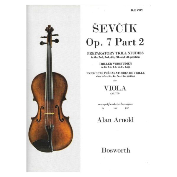 Sevcik - Preparatory Trill Studies Opus 7 Part 2