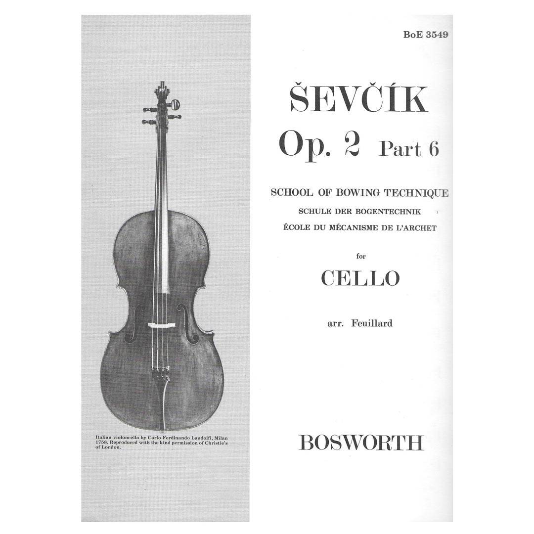Sevcik - Opus 2 Part 6 for Cello Sevcik - Opus 2 Part 6 for Cello