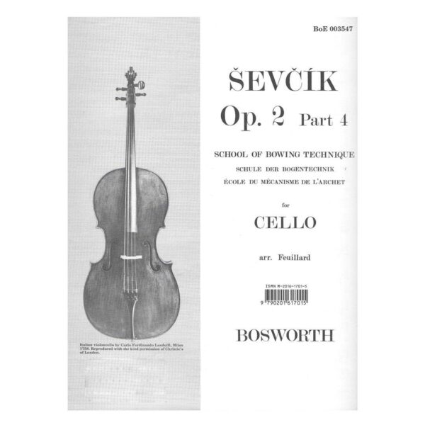 Sevcik - Opus 2 Part 4 for Cello