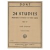 Dont - 24 Studies Op.37