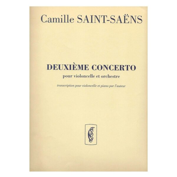 Saint Saens - Deuxieme Concerto Op.119 for Cello & Piano