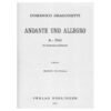 Dragonetti - Andante and Allegro in A Major