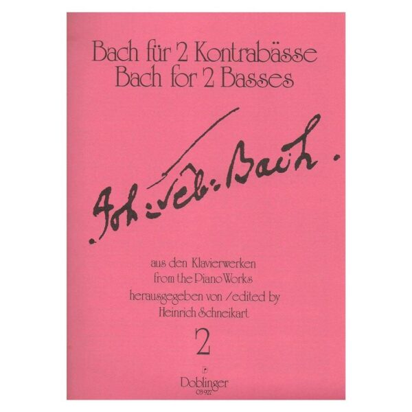 J.S.Bach - For 2 Basses Vol. 2