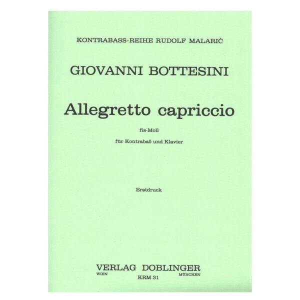 Bottesini - Allegretto Capriccio in F Sharp Minor