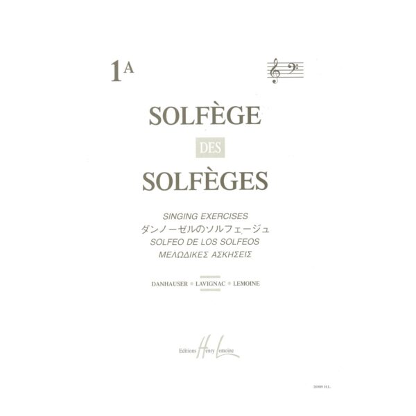 Solfege Des Solfeges, Vol.1A (με συνοδεία πιάνου)