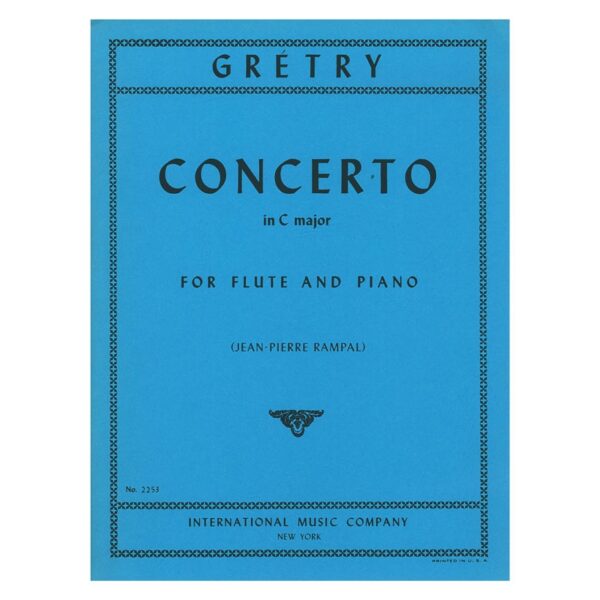 Gretry - Concerto In C Major for Flute & Piano