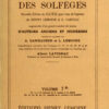 Solfege Des Solfeges, Vol.7A