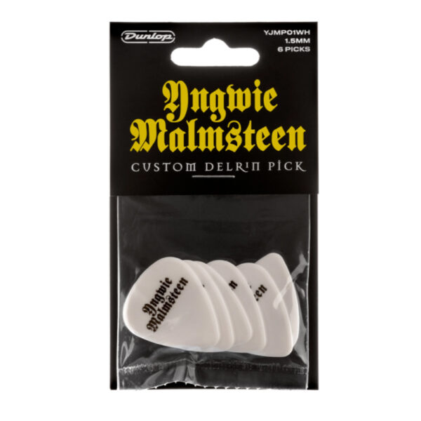 Dunlop YJMP01WH Malmsteen White 1.5mm 6 Τεμάχια