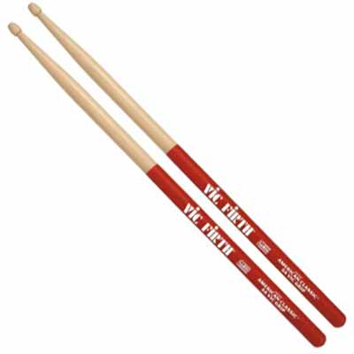 Vic Firth 5A American Classic Vic Grip Hickory Wood Vic Firth 5A American Classic Vic Grip Hickory Wood