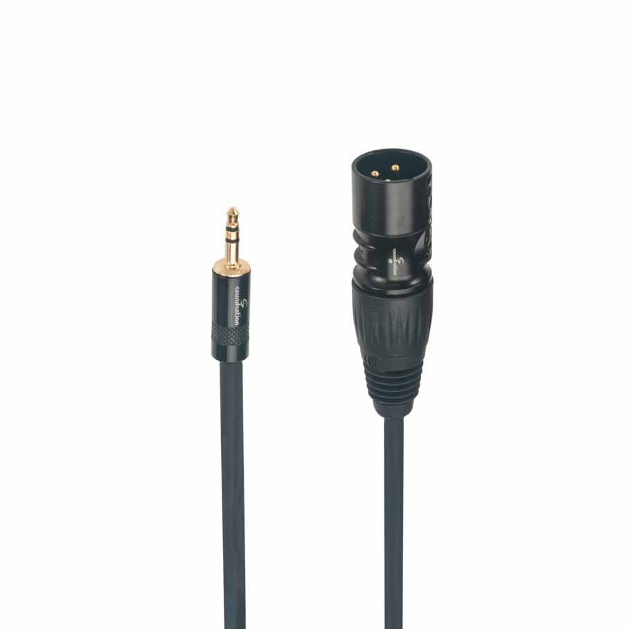 SOUNDSATION Wiremaster Mini Jack Stereo - XLR Male 3.00m SOUNDSATION Wiremaster Mini Jack Stereo - XLR Male 3.00m