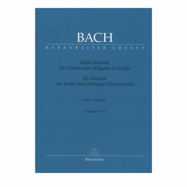 Bach - Six Sonatas, BWV 1017-1019, Vol 2