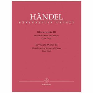 Barenreiter Handel - Keyboard Works III