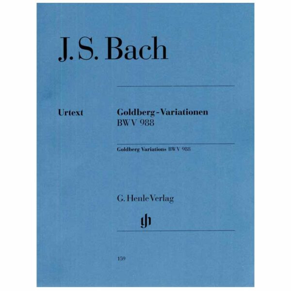G. Henle Verlag Bach - Goldberg-Variationen BWV 988