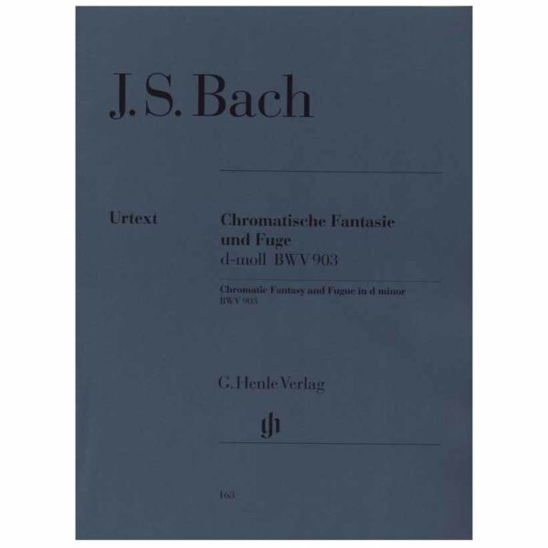 G. Henle Verlag Bach - Chromatische Fantasie und Fuge d-Moll BWV 903 und 903a
