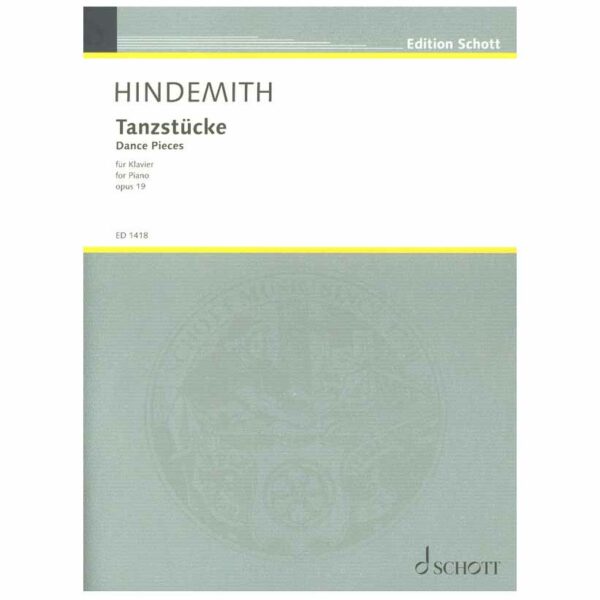 SCHOTT Hindemith - Tanzstucke - OLD