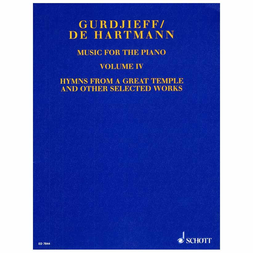 SCHOTT Gurdjieff - Music for Piano Vol.4 SCHOTT Gurdjieff - Music for Piano Vol.4