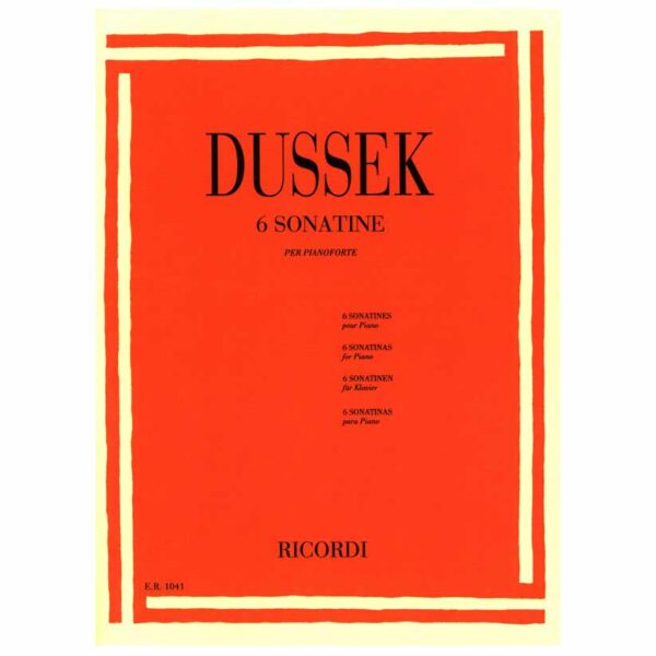 RICORDI Dussek - 6 Sonatine