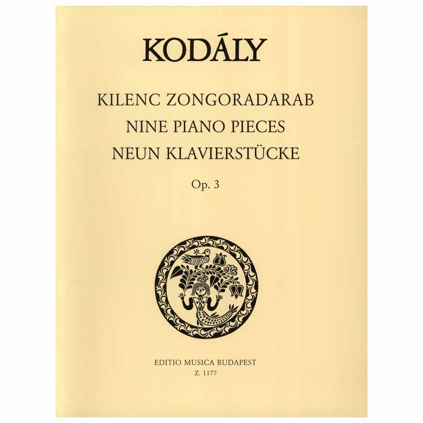 Editio Musica Budapest Kodaly - 9 Piano Pieces Op.3 Editio Musica Budapest Kodaly - 9 Piano Pieces Op.3