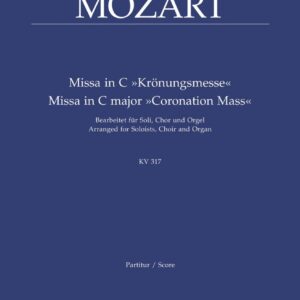 Mozart - Missa In C Dur KV317 Spartito